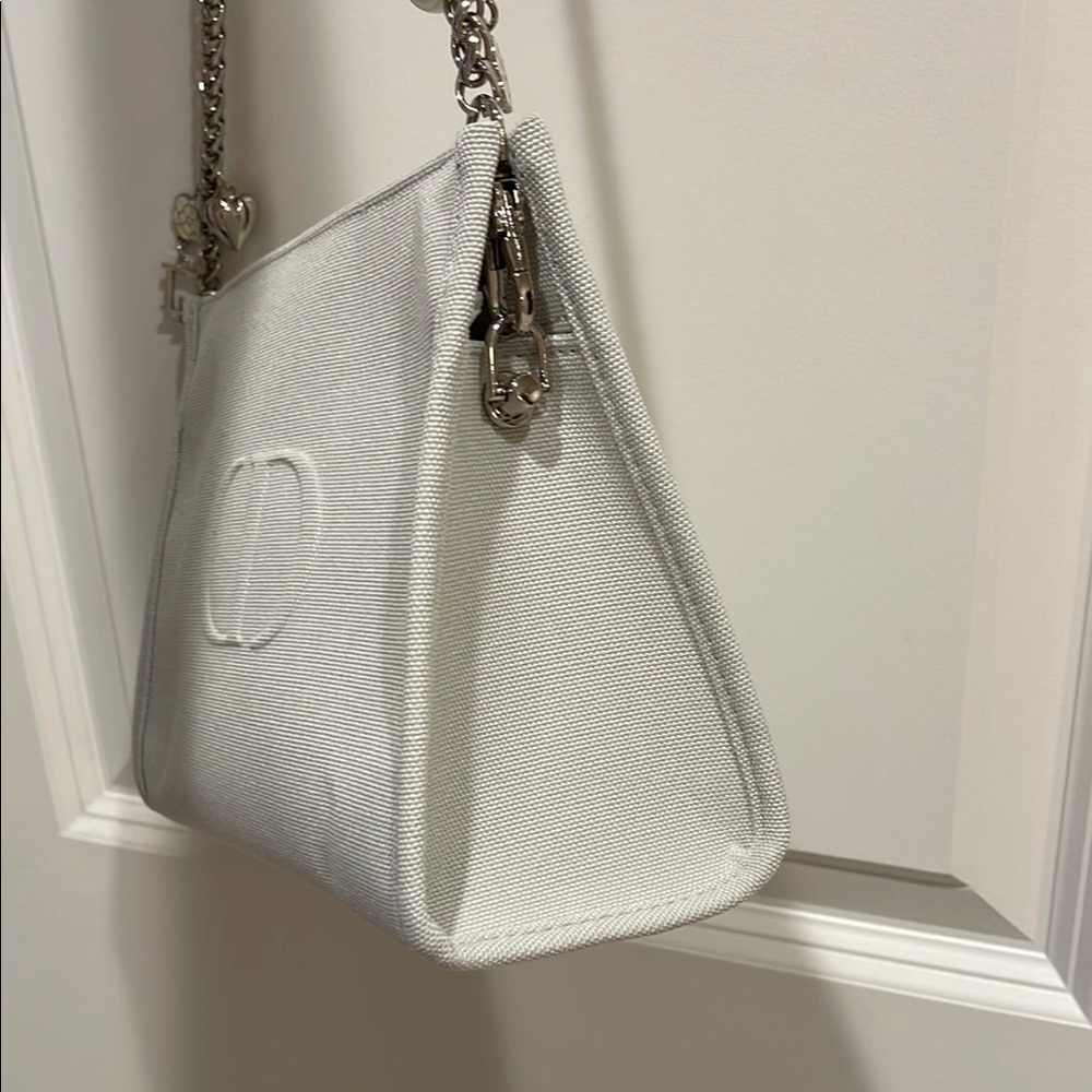 Dior White Cosmetic Bag with Textured Finish - Picture 8 of 14